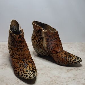 Matisse Animal Print Ankle Booties